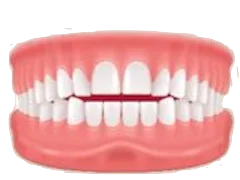 Open Bite teeth and bite illustration